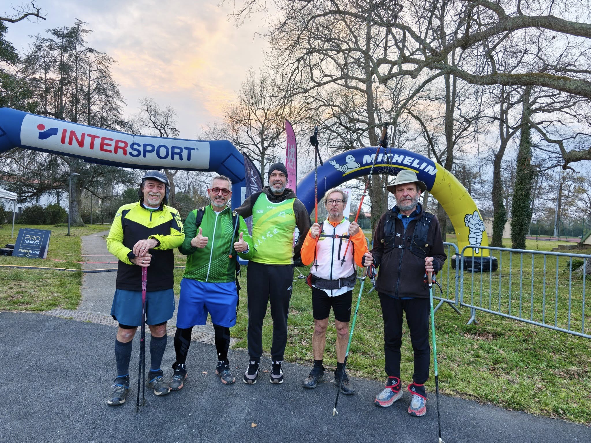Nos marcheurs au trail de Bassens